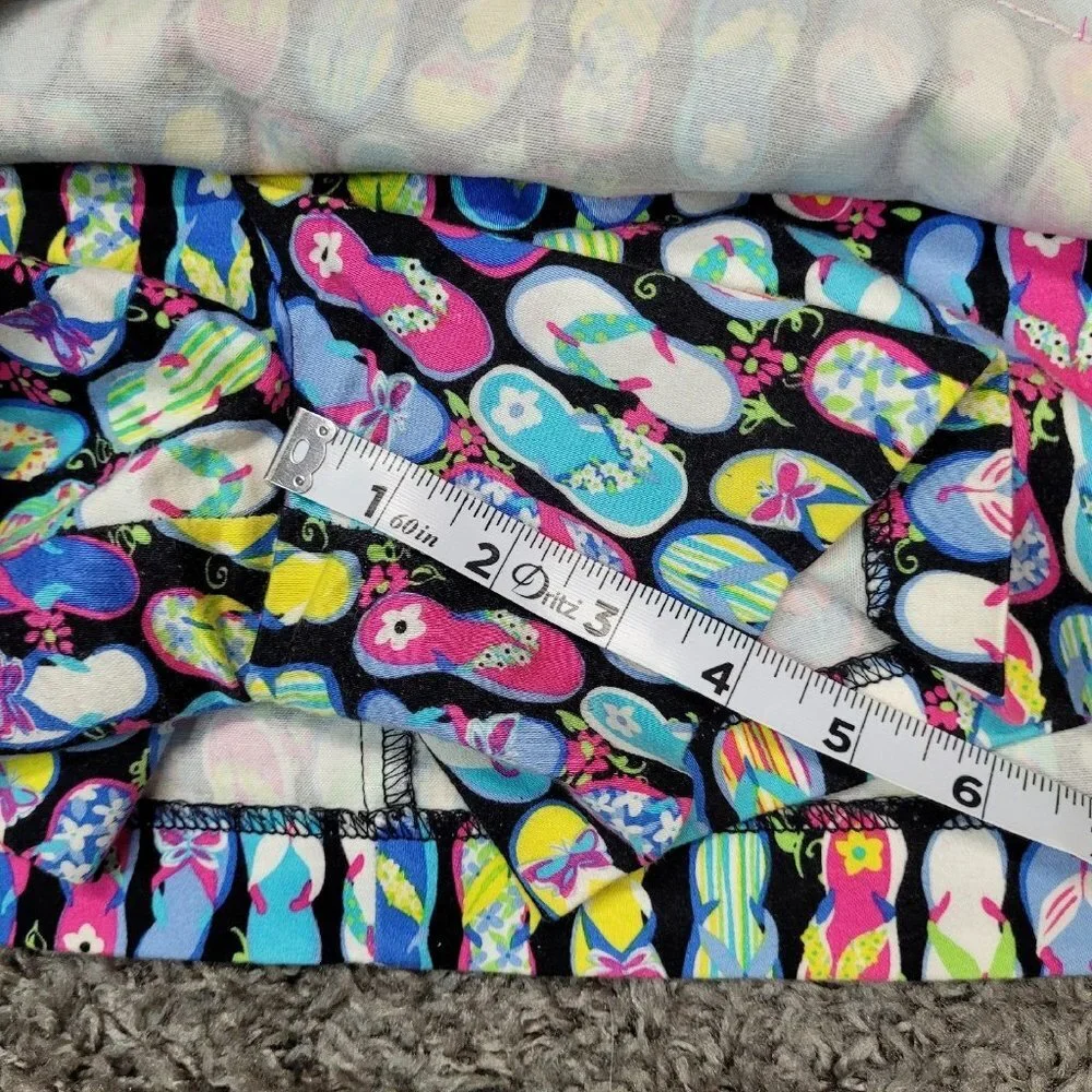 Bamboo Traders Size 6 Skort Skirt Novelty Barbiecore Pink Ribbon Trim Stretchy - Picture 8 of 10